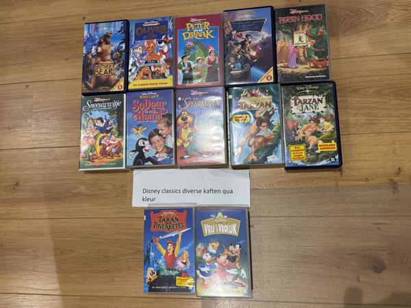 Disney videobanden Classics (origineel mini cartoon) en meer