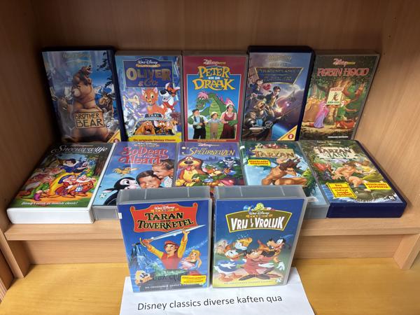 Disney videobanden Classics (origineel mini cartoon) en meer