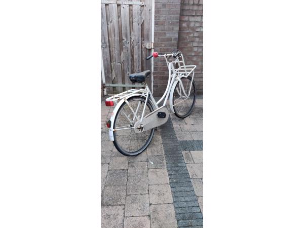 Witte Gazelle meisjesfiets