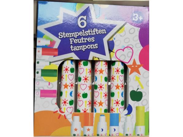 Tom Stempel stiften set 13 Cm 6 Stuks