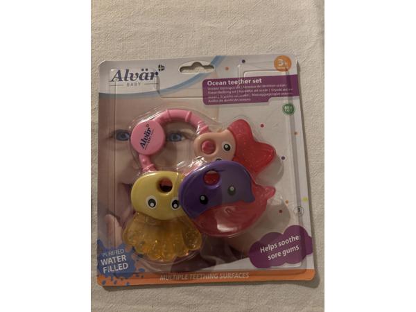 Alvar baby bijtringen ocean teether set ( vanaf 3 maanden )