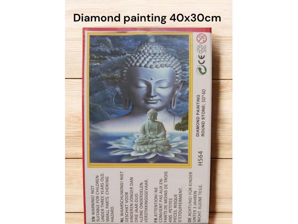 Diamond Painting Pakket - Boeddha - 40x30 cm - Complete Set