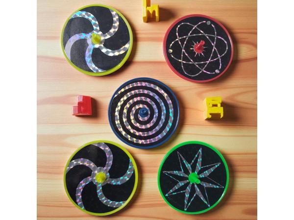 5-Delige holografische tollen set