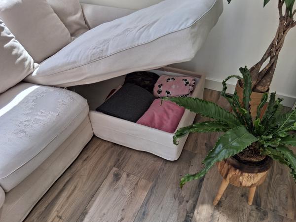 IKEA 3-zitsbank met chaise longue