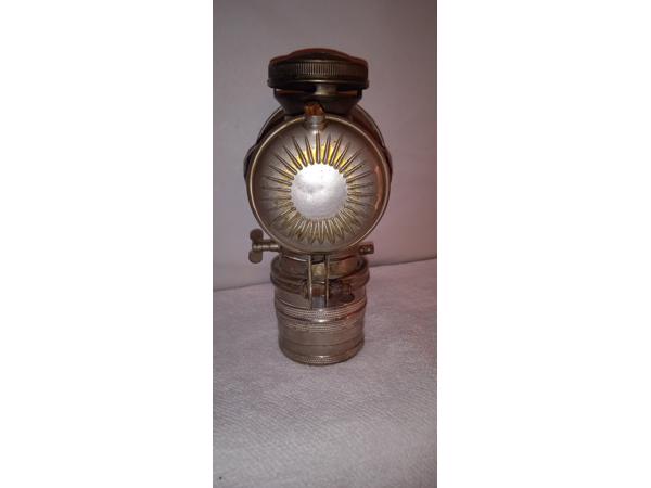 Vintage carbid fiets lamp