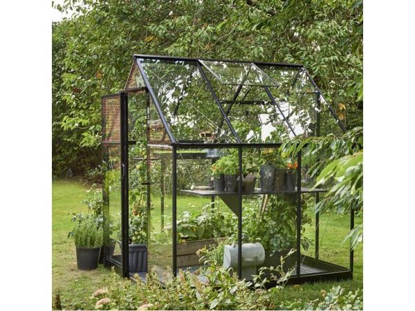 NIEUW Tuinkas Qube 66, zwart gecoat