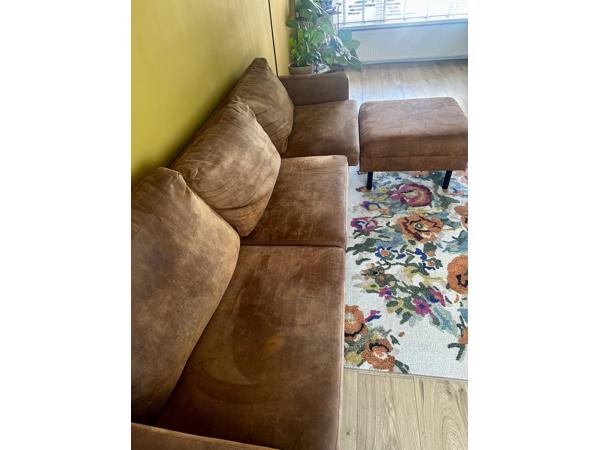 Bank + hocker gratis afhalen
