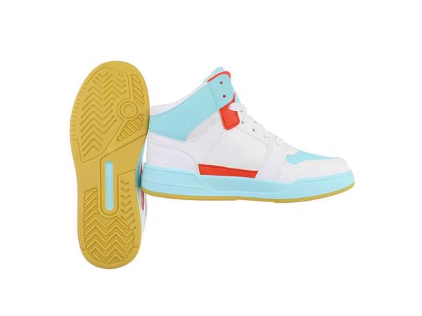 PC118 Basketball sneakers blauw rood 39