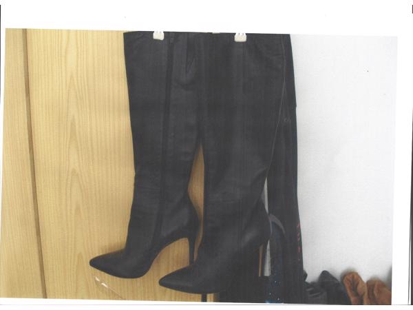 leren kniehoge laaren