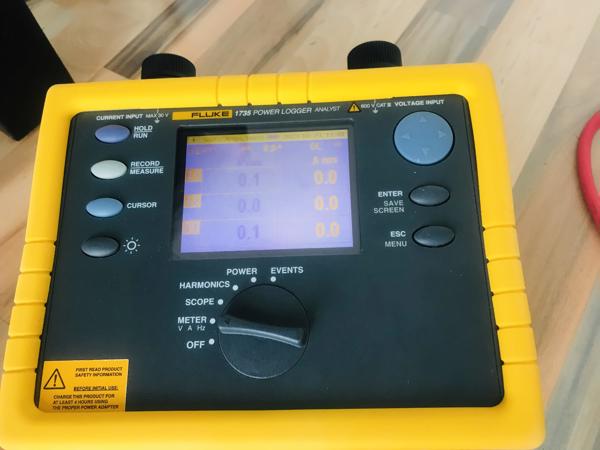 Gekalibreerde Fluke 1735 3 fase