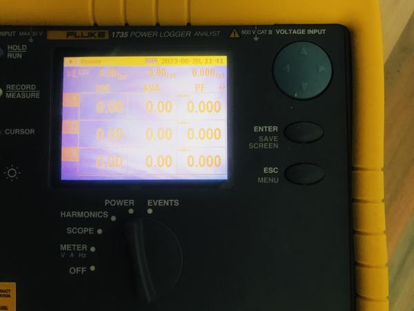 Gekalibreerde Fluke 1735 3 fase