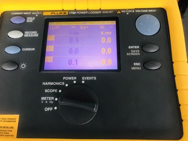 Gekalibreerde Fluke 1735 3 fase