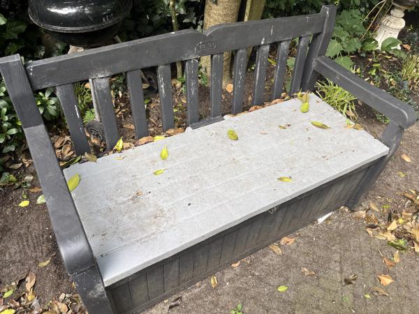 Zwart grijze Tuinbank