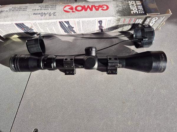 Richtkijker Gamo 3-9x40 met montageringen voor 11mm rail