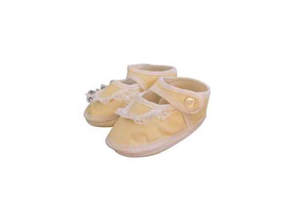 Junior Joy Babyschoenen Geel Met Kant