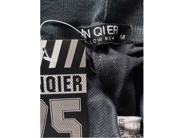 Nanqier heren korte broek donkerblauw grijs S