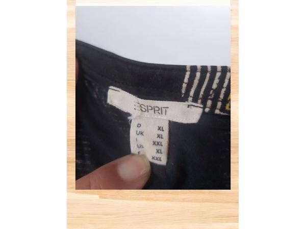 Esprit shirt zwart geel XL