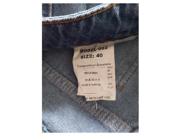 Jeans blauw recht model L/40