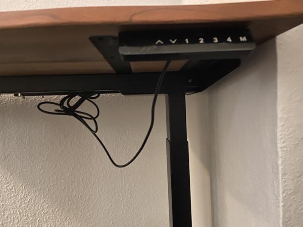 Tafel elektrisch zit-sta bureau Solido massief Eiken