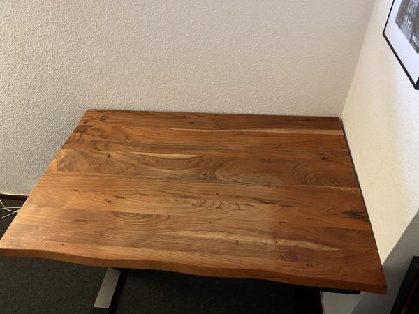Tafel elektrisch zit-sta bureau Solido massief Eiken