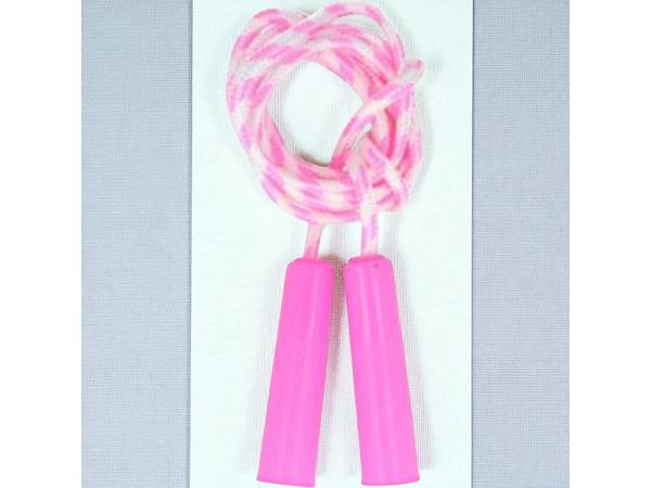 Springtouw roze lengte 2.20M