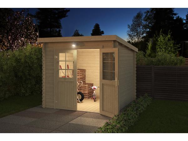 Blokhut Indi 230x230 Onbehandeld vuren