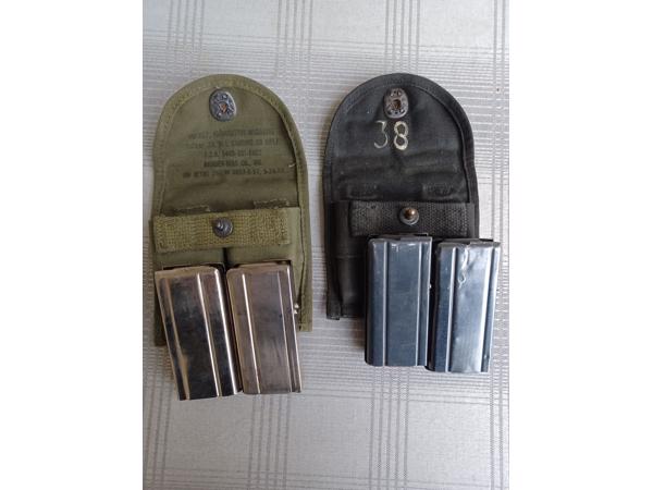 Te koop 2 sets a 2 magazijnen voor Carabine 30M1