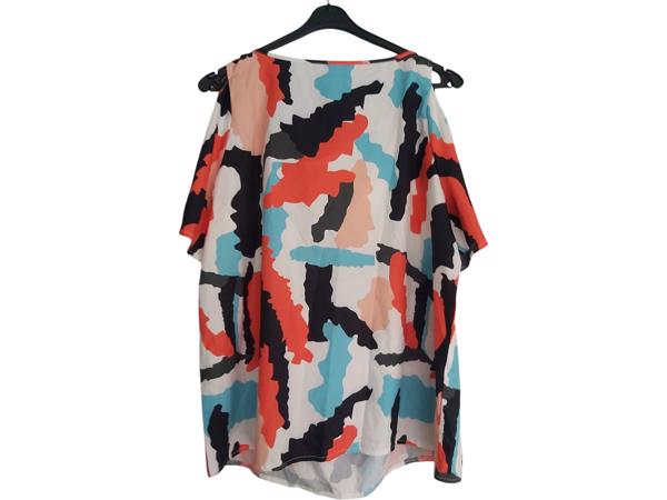 Shein schouderloze top met schakels XL