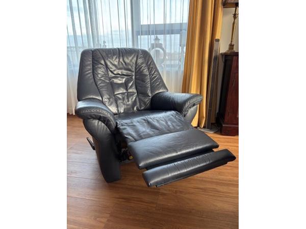 2 stuks relax fauteuil kleur blauw  relaxstoel