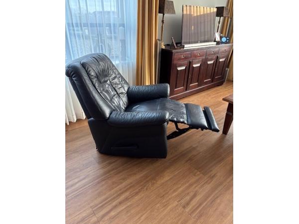 2 stuks relax fauteuil kleur blauw  relaxstoel