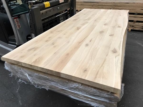 Rustiek Eiken boomstam tafelbladen te koop