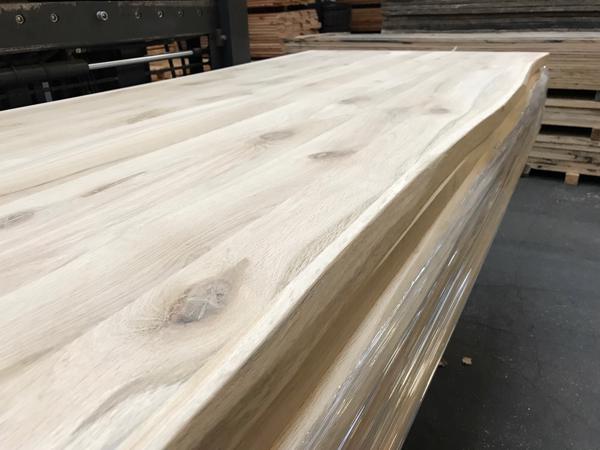 Rustiek Eiken boomstam tafelbladen te koop