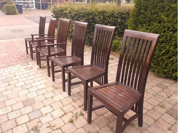 Gratis af te halen 6 stoelen in Almere Huis en Inrichting, Banken en