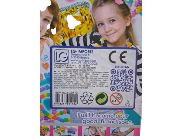 Maak je eigen armband roze vanaf 6 jaar
