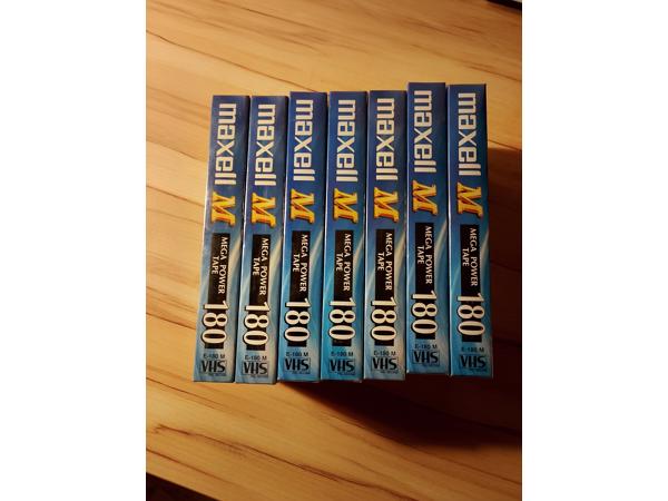 Maxell Mega Power Tapes 180 – VHS