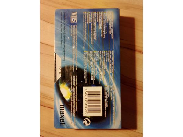 Maxell Mega Power Tapes 180 – VHS