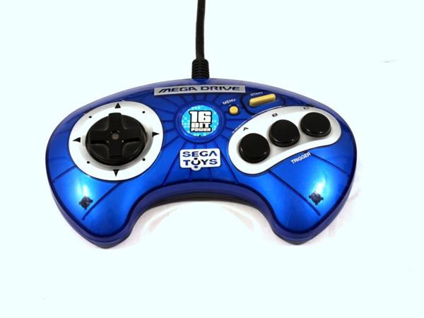 Sega Mega Drive 16 bit blauw