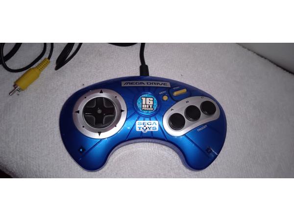 Sega Mega Drive 16 bit blauw