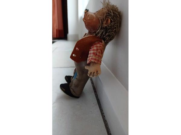 Steiff Mecki egel vintage speelgoed antiek 50s