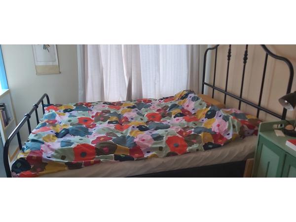 Ikea stalen bedframe 1.40x2.00