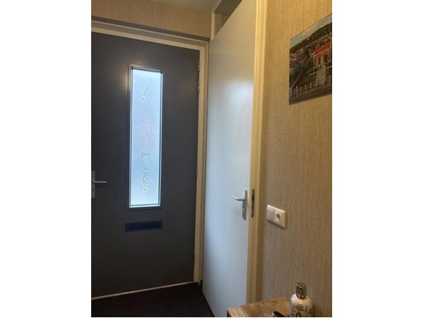 Toilet-badkamer deur met beslag wit , nieuw