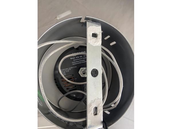 Zilverkleurig hanglamp