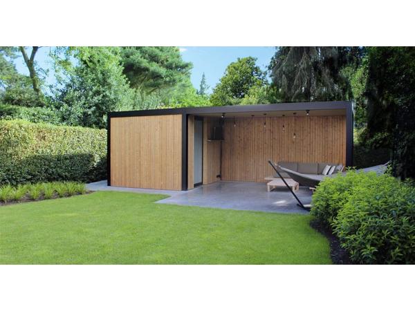 Strak tuinhuis MALUWI -Aluminium in diverse standaard maten