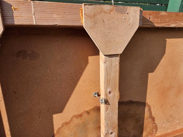 Uitklapbare tafel (205 x 80 x 75 cm)