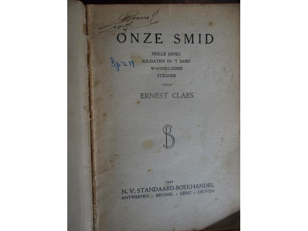 Ernest Claes  -  Onze Smid