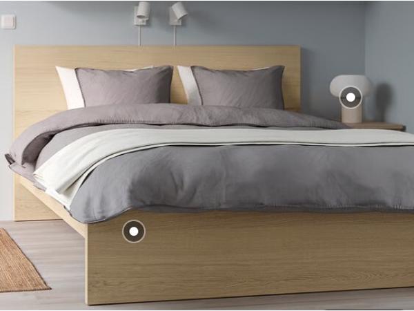 Ikea bed Malm 140x200 cm