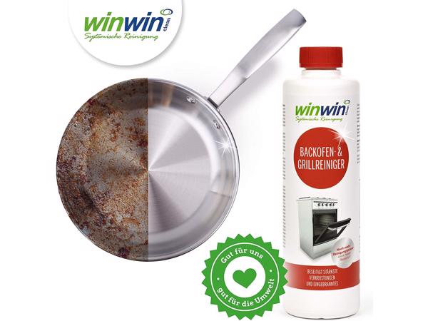 WinwinCLEAN Oven & Grillreiniger 500 ml + Multi Doek