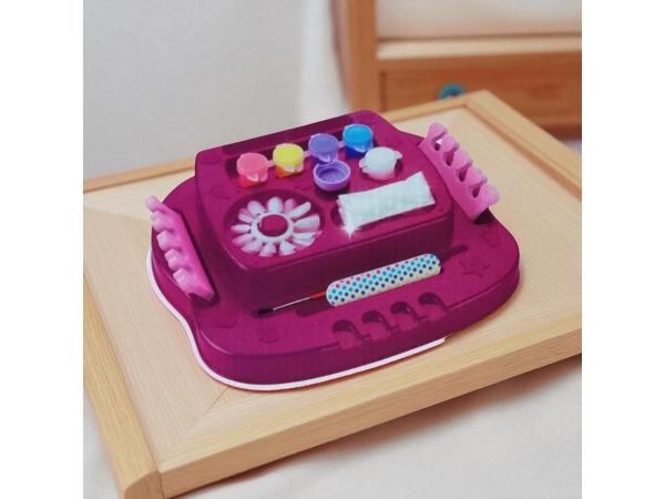 Nagelstudio met glitters vanaf 6 jaar