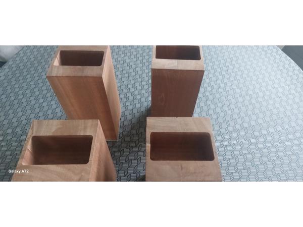 Massieve meranti blokken