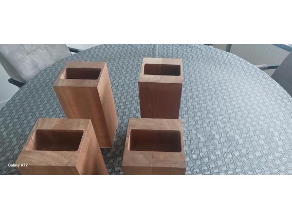 Massieve meranti blokken